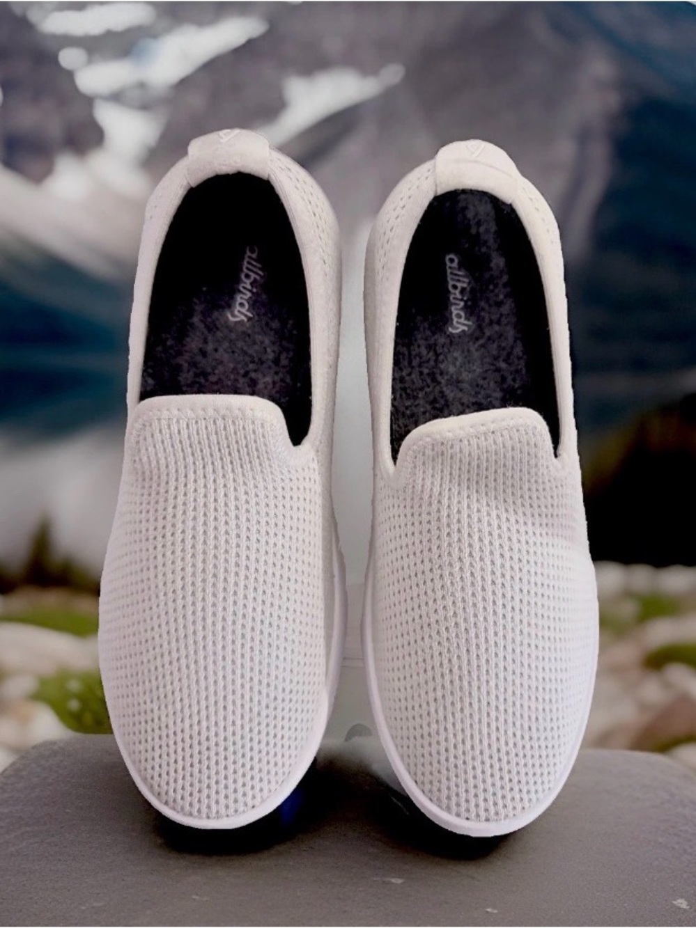 Allbirds Tree Lounger Women’s White Slip on Loafers Size 9